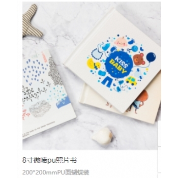 8寸微喷pu照片书